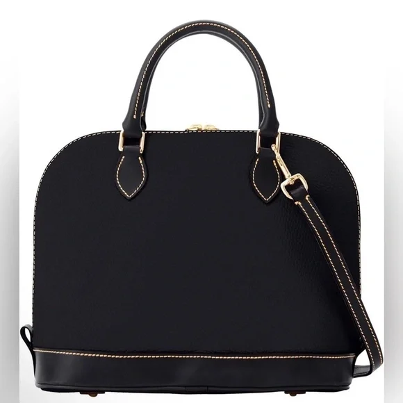 Dooney & Bourke Small Satchel with Crossbody Straps - Picture 4 of 5